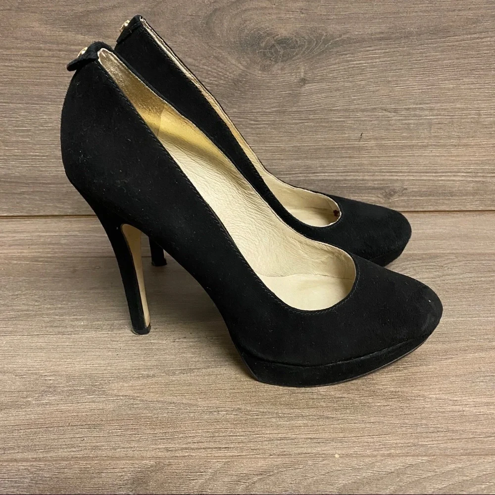 Michael Michael Kors | Black York Suede Pumps 9